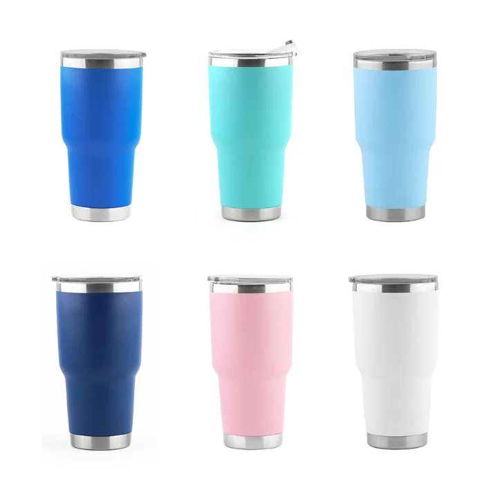 

ECO RTS 20oz 24oz 30oz Stainless Steel Vacuum insulated double wall sublimation blank custom tumbler cups thermos with straw, Customized colors acceptable