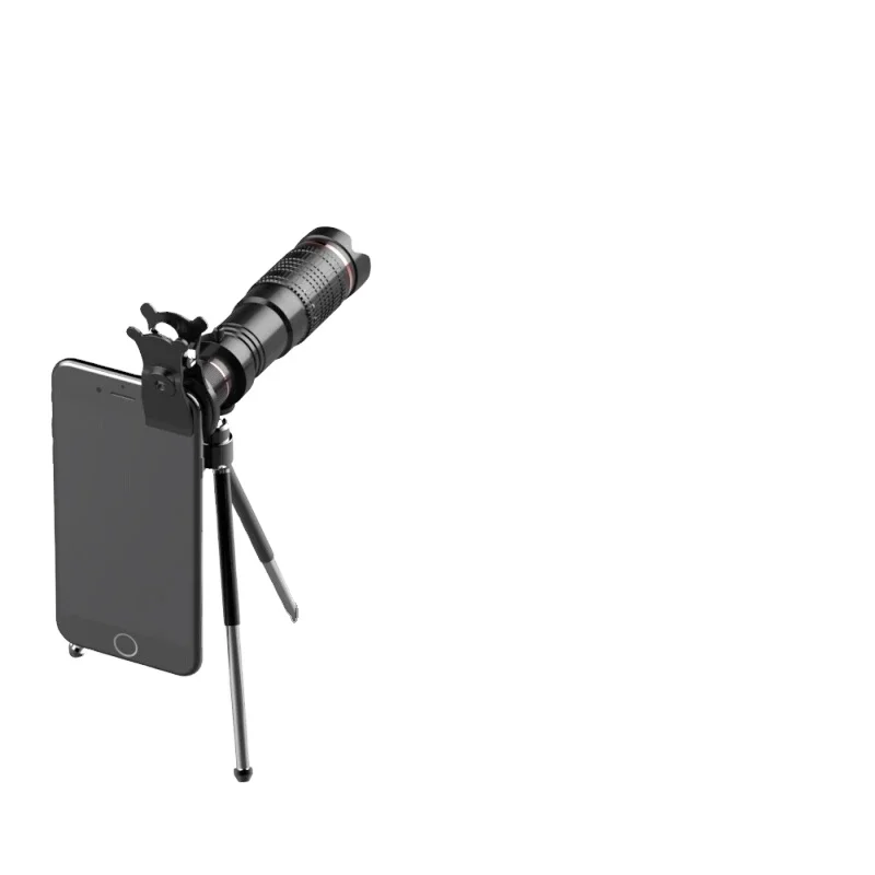 

48X Metal Zoom Monocular Telescope Mini Portable Powerful Binocular HD Smartphone Recording Waterproof Outdoor Camping Hunting