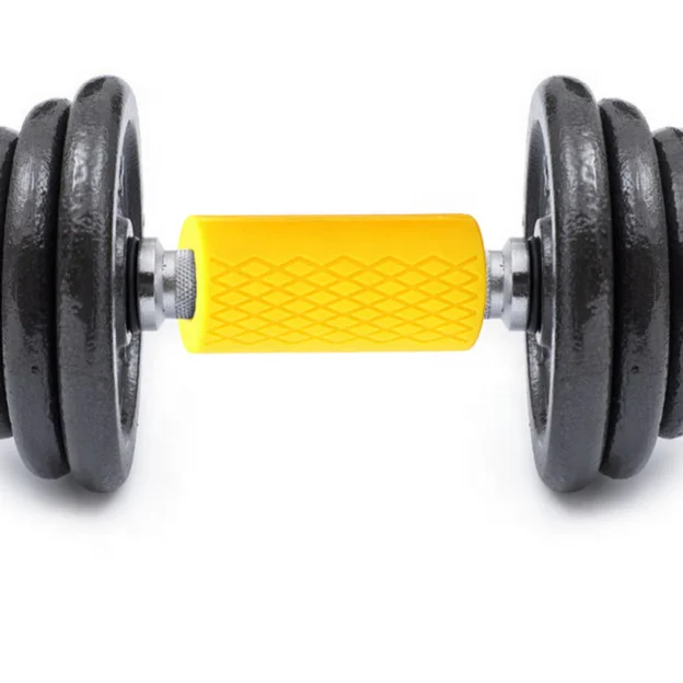 

Stock silicone thick bar grips Dumbbells fat grips size 10*5 cm in black blue and red