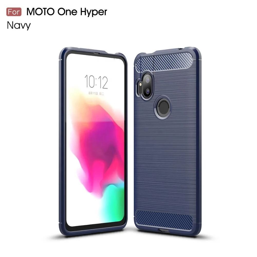 

Hot selling brushed texture tpu mobile phone case For Moto one hyper, Multi-color, can be customized