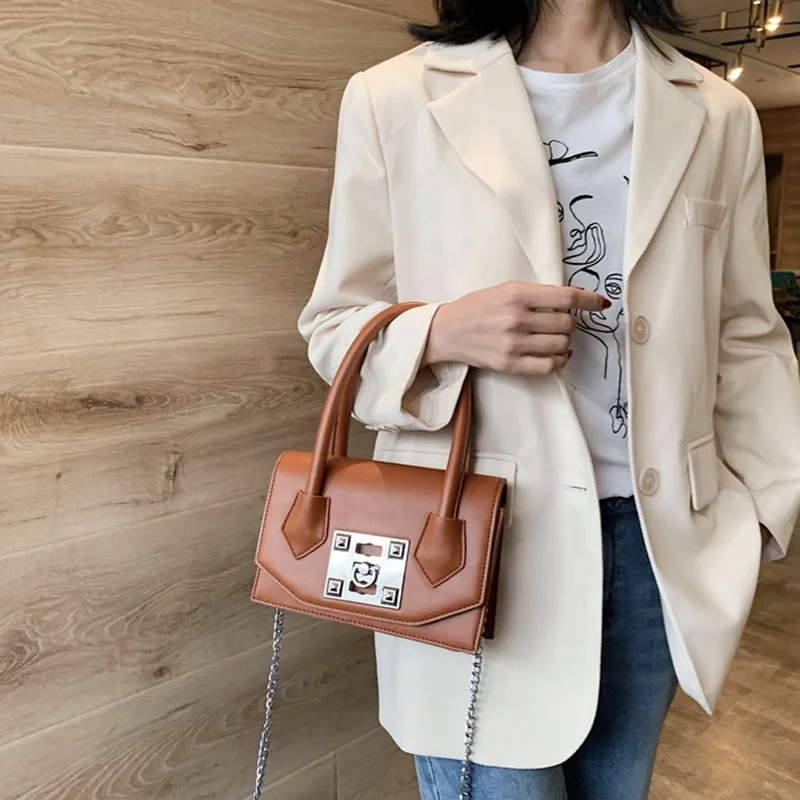

Fashion Small Tote Bag Famous Luxury Bag Ladies Chain Hand Bags For Female 2021