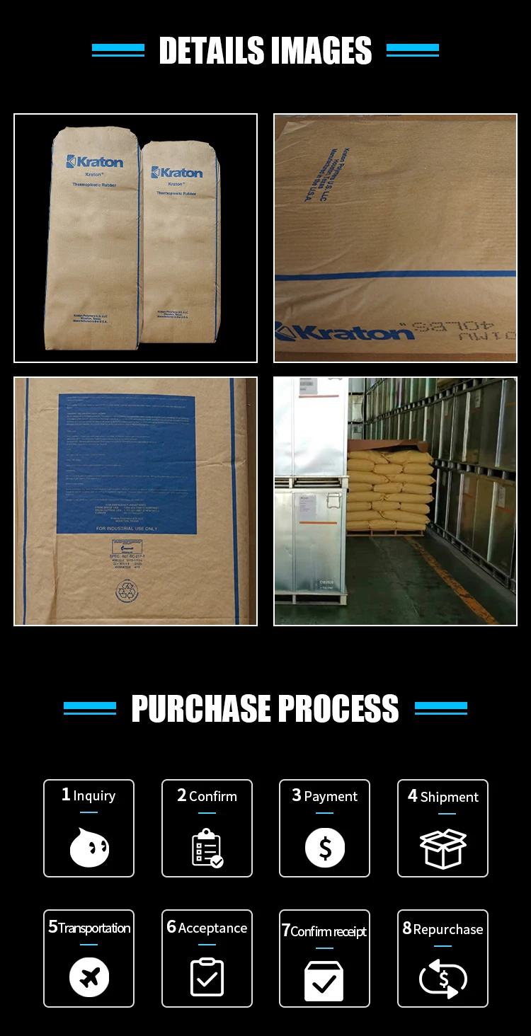 Kraton Plastic Raw Materials Thermoplastic Elastomer G1651hu Sebs For