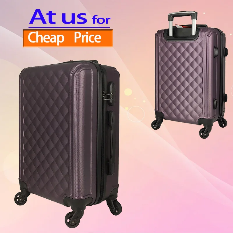 

Dongguan ABS Trolley Luggage Supplier Fashion Traveling Carry-on 20 Inch Suitcase Wholesale Travel Trolley Rolling Maletas