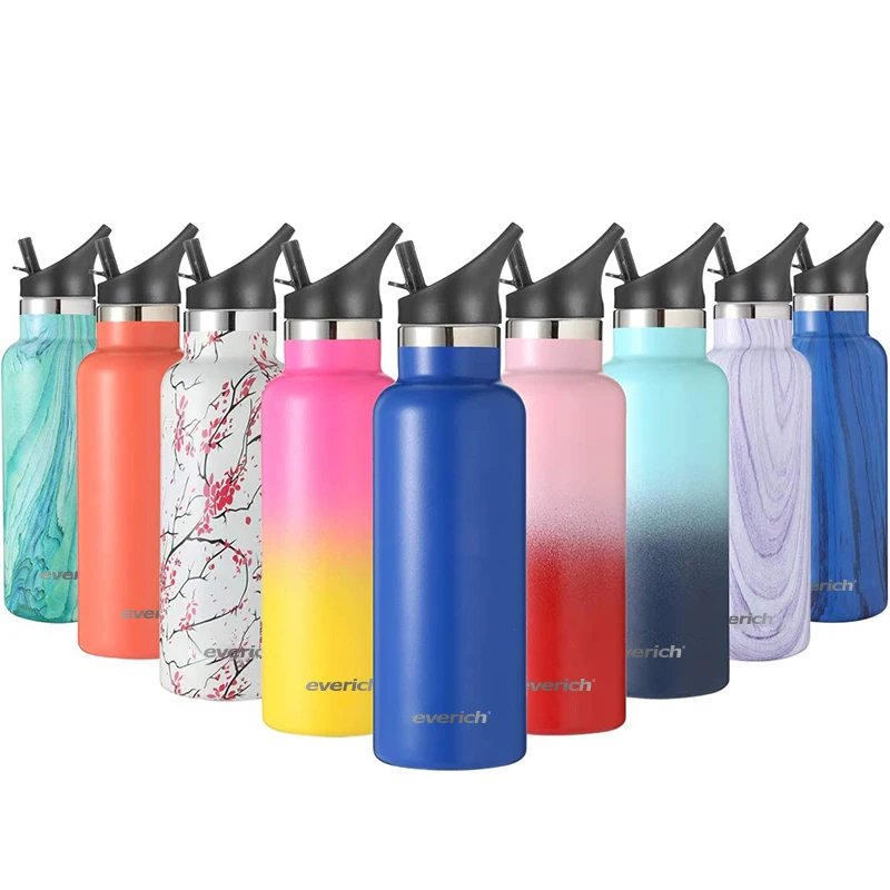 

2021 Amazon Top Sell Stainless Steel Sublimation Water Bottle Thermal Eco Smart Vacuum Tumbler, Customized color