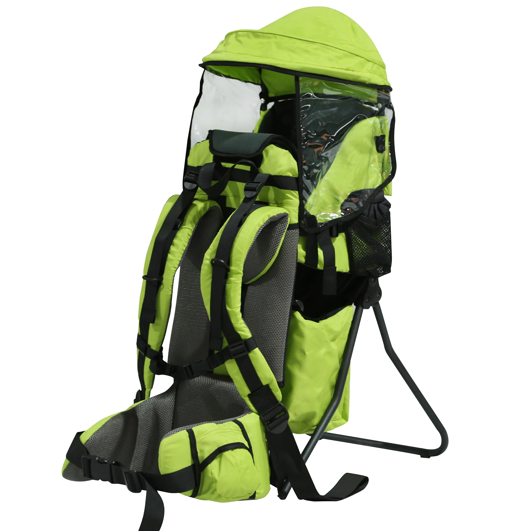 

Baby backpack carrier outdoor framed hiking carrier, Green