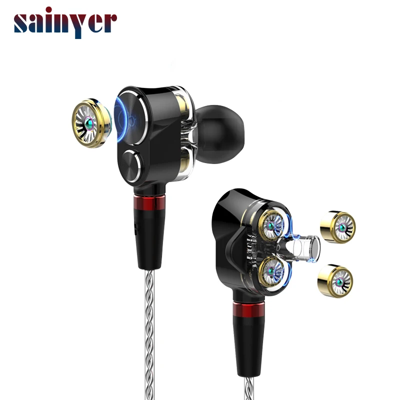 

Factory Supply Wired In Ear Earphone Detachable Cable Headset