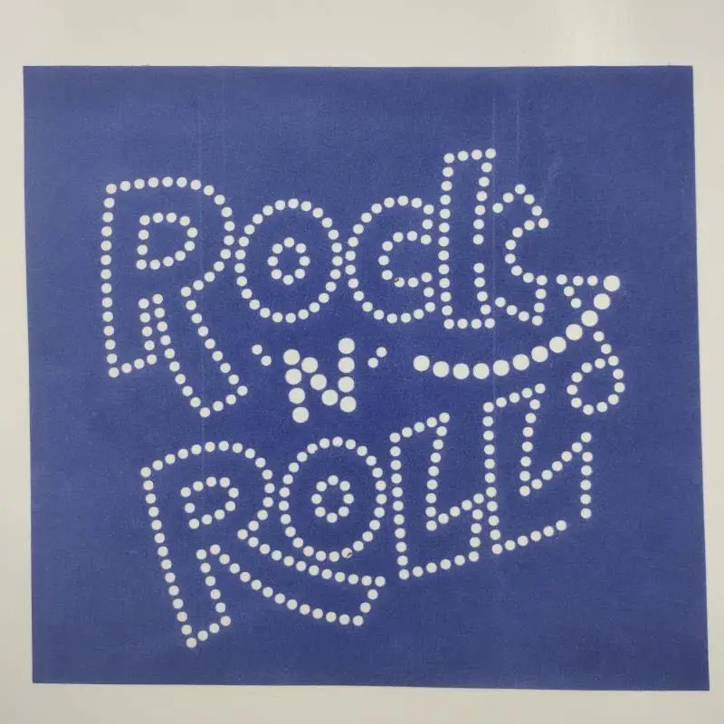 

Magic sticky flock rolls for rhinestone transfer templates