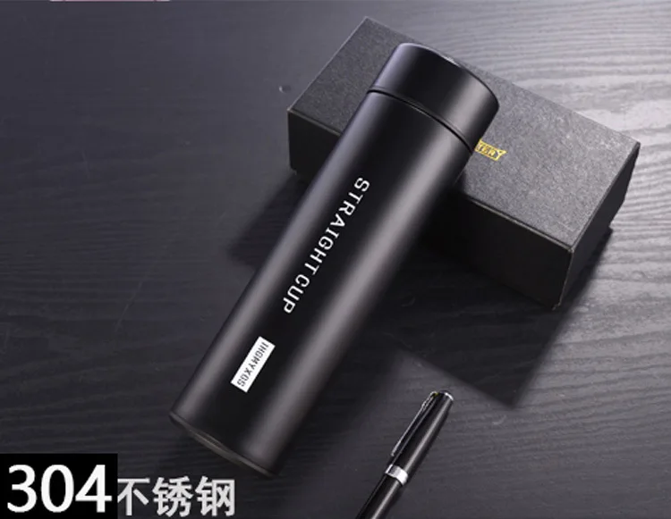 

2020 Smart Stainless Steel double wall insulated Vacuum thermos Water Bottle LED Temperature Display filter Thermal Cup, Red, blue, white, black and so on