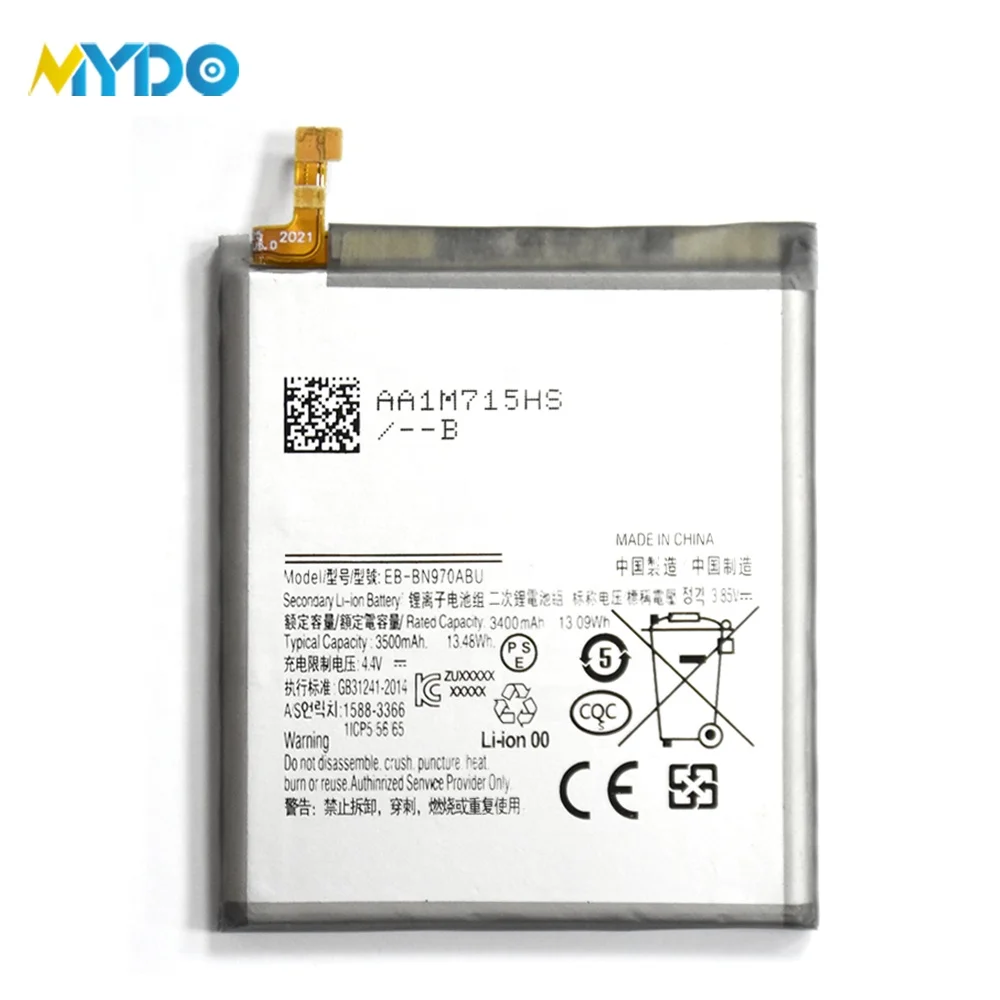 

Mobile Phone Battery for samsung Note10 Batteries 3500mAh Rechargeable for Samsung EB-BN970ABU