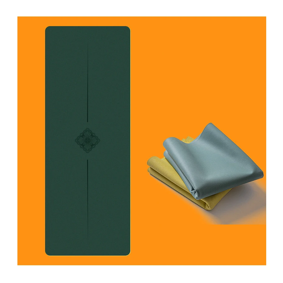 Eco Friendly High Premium Pu Natural Rubber Yoga Mat Manufacturer Design Custom Print Yoga Mat for Promotional Sports Products