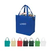 Custom silk printed non woven pink shopping bag eco friendly non woven shopping bag