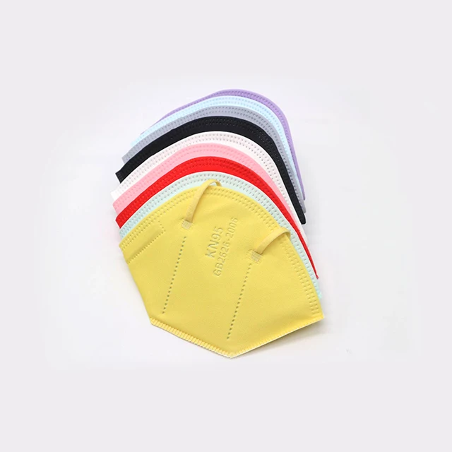 
3D Protective Foldable Disposable 5 Ply colored black KN95 Pink KN 95 Face Mask with valve layer Direct Manufacturer 