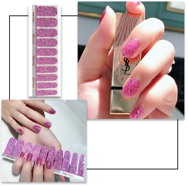 

2020 Korean Non-toxic popular special pattern Cartoon Fashion 100 custom nail polish wraps strips real, Customers' requirements