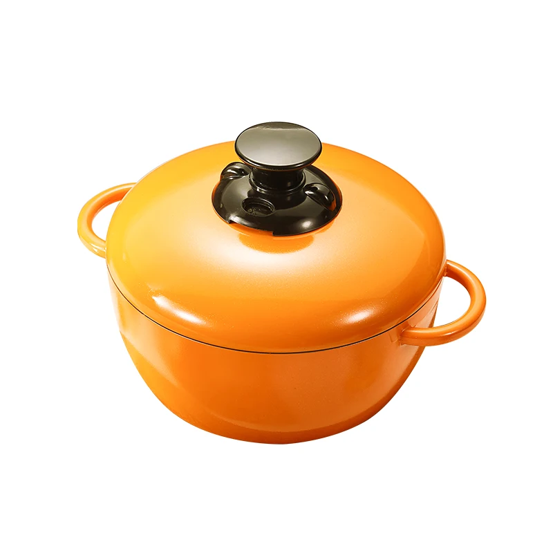 

20cm Aluminum Anti-scalding Waterless Pressure Cookware Sets casserole non stick Die Casting flypan