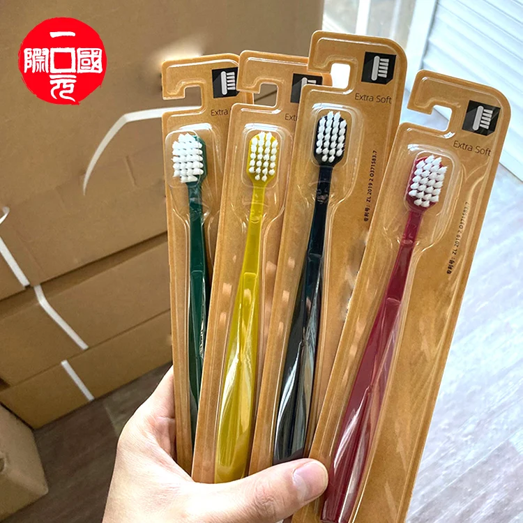 

One dollar Hot sale travel size cheap soft bristle toothbrush for sale, White foam