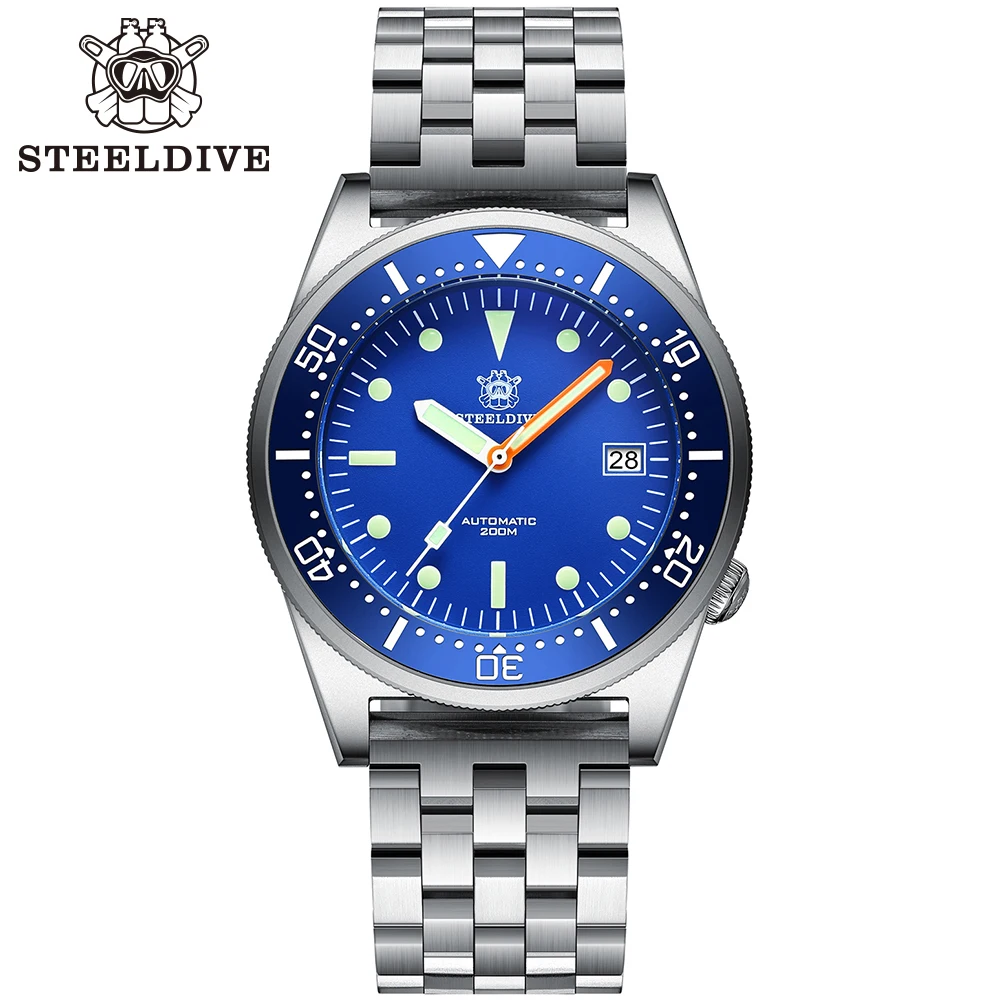 

Factory Direct Sale! SD1979 STEELDIVE NH35 Japan movement Diver Automatic Mens Watch