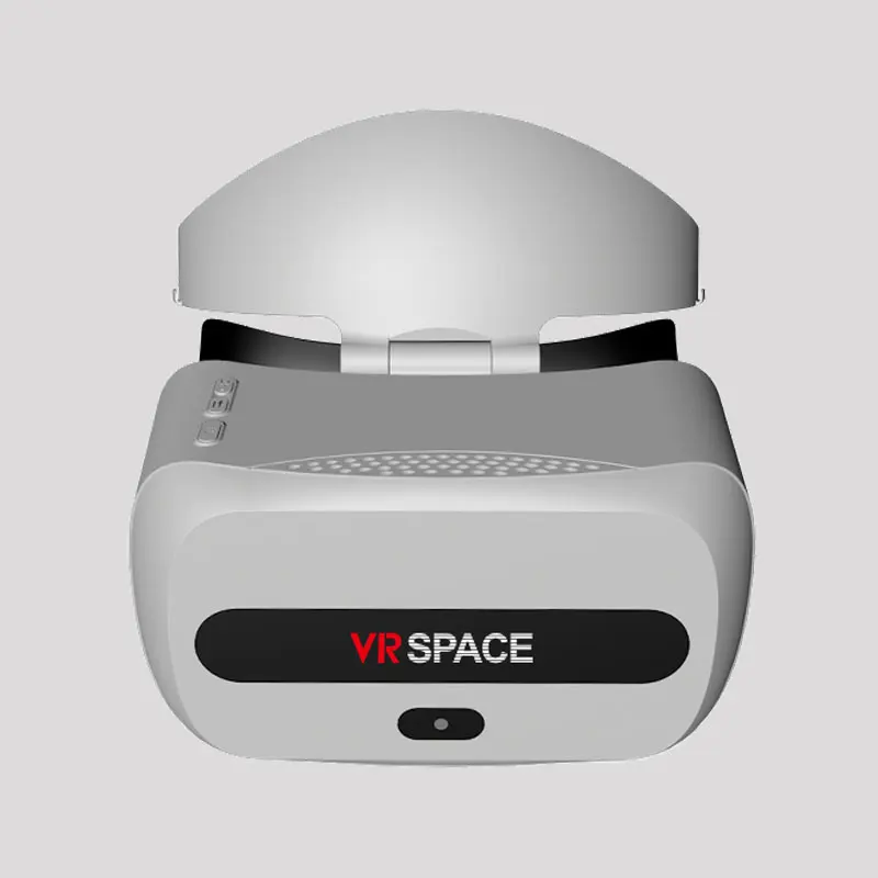 

2021 New Design Smart VR Glasses 3D Video Augmented Reality VR Glasses VR Headset for Travel Training Health, Gray white blue