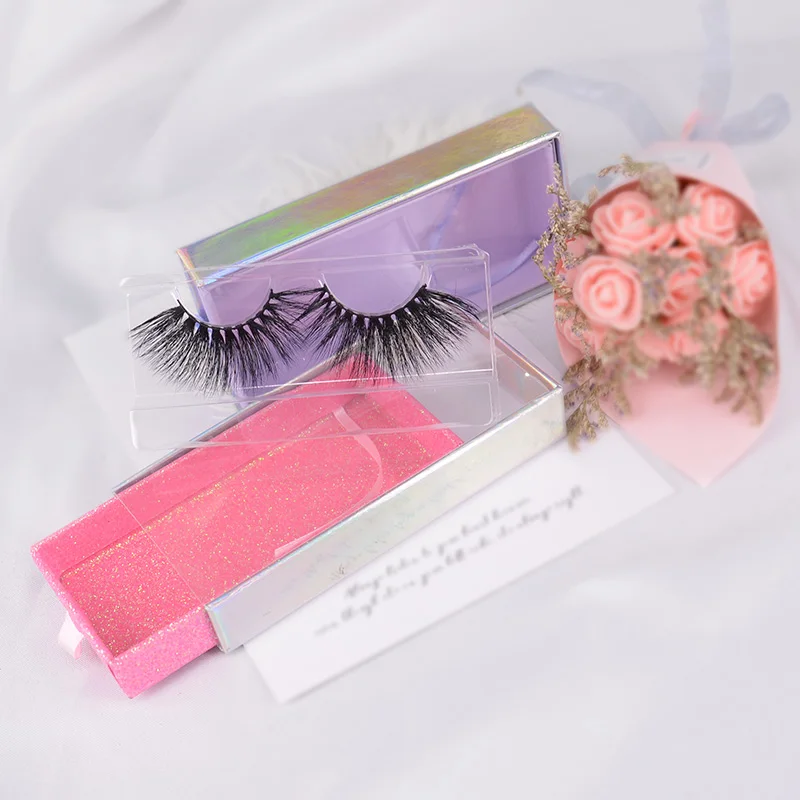 

Make your own brand private label 25 mm 3d fluffy mink eyelash with custom magnetic box packaging drop shipping sellers, Natural black