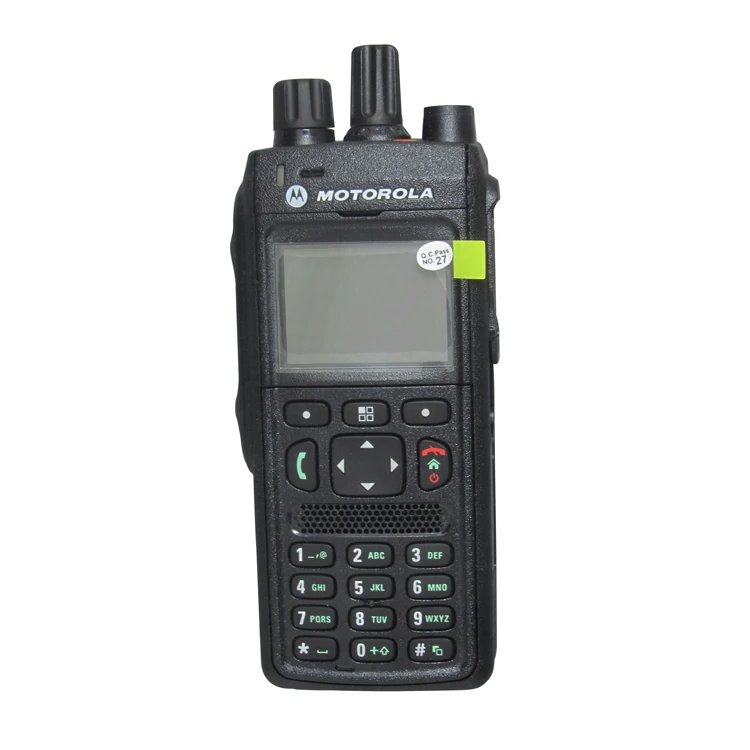 

Portable Motorola Tetra GPS Walkie Talkie MTP3550 800mhz 350-470mhz with keypad/ display/ PTT, Black