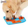 Squeaky Plush Dog Toy Interactive Puppy Pet Snuffle Cushion Mat IQ Puzzle Squeak Toys