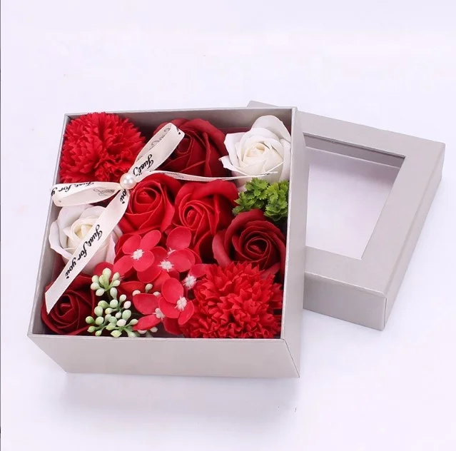 

AYOYO OEM rose Teacher's Day gift creative gift soap flower gift box for mothers day 2023