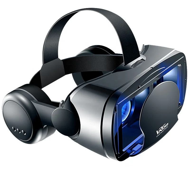 

2021 New Smart Headset Virtual Reality Glasses 3D VRG Pro+ for 5''-7'' Android iOS WIN Smartphones vr with headset