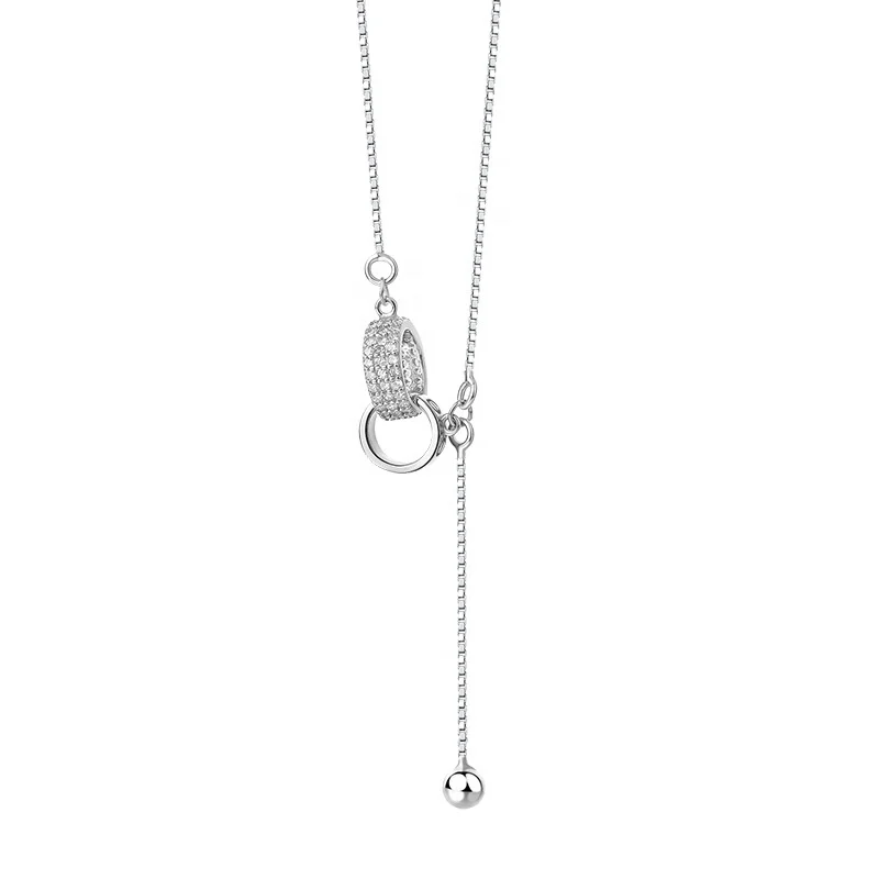 

Diamond Jewelry For Wedding 925 Sterling Silver Jewelry In Necklace, White, gold