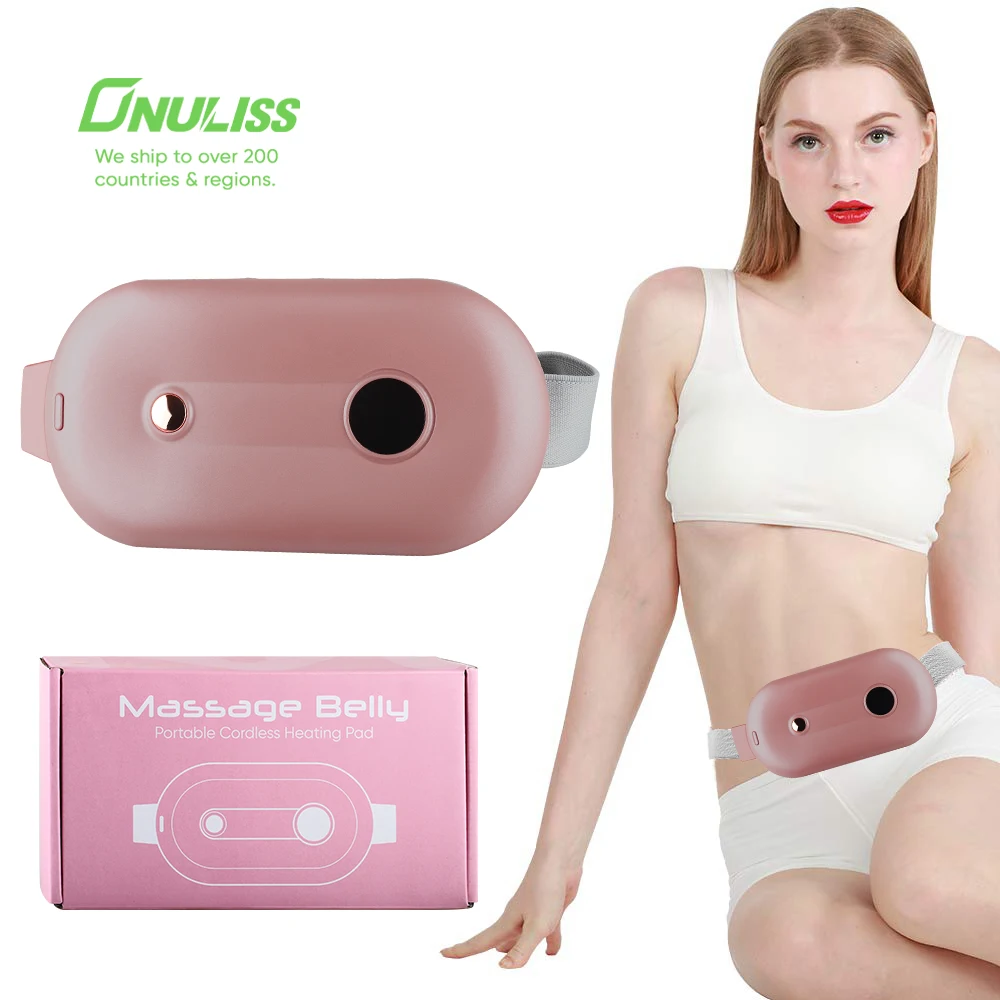 

Portable Pad Period Pain Cramp Relief Menstrual Heating Pad Belt Ceinture Chauffant Menstruel Period Pain Massager Relief