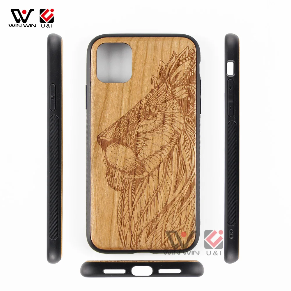 

Custom Cherry Wood Cell Phone Case Coque For iPhone 11