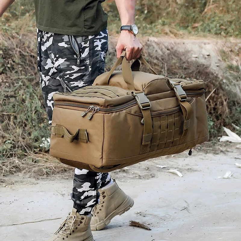 

3 in 1 multi-functional military travel bags gym bag backpack jungle digital camouflage duffle bag army