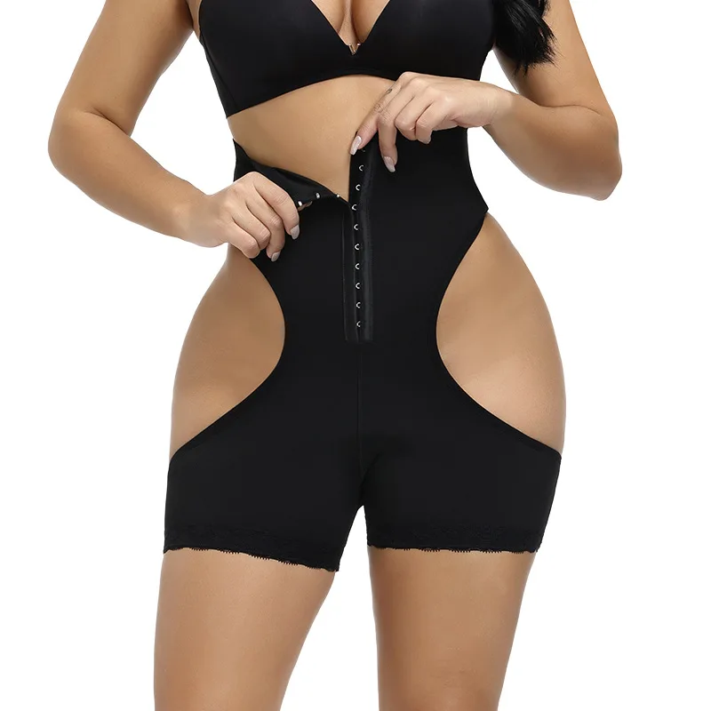 

Plus Size Body Shapers Women Shapewear Butt Lifter Sexy Thong Bodysuit Tummy Control Panties Slimming Shapewear Hook for Women