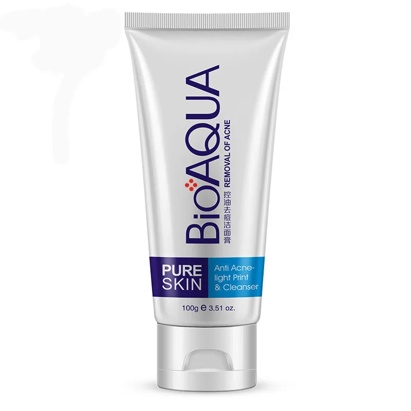

GMP OEM BIOAQUA skin whitening ance face wash oil-control deep cleansing face cleanser