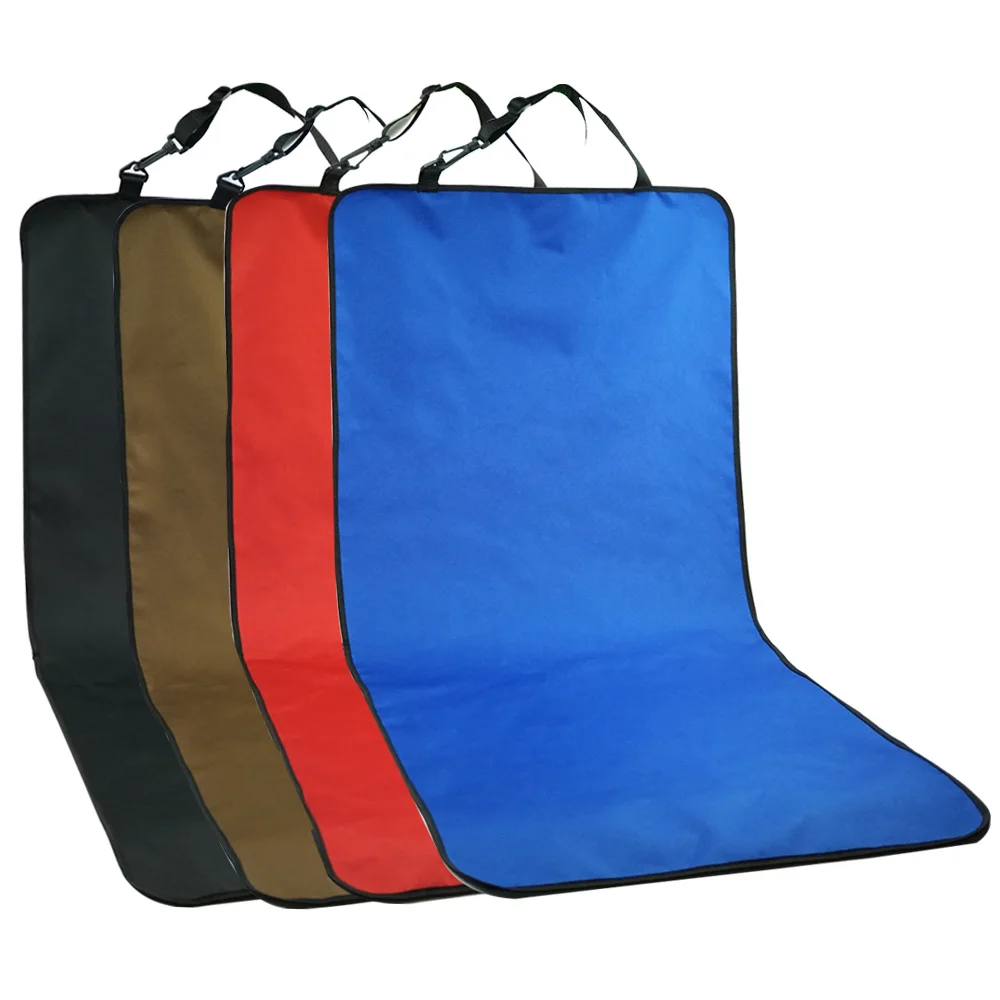 

Waterproof Back Car Seat Mat Rear Safety Travel Accessories for Cat Dog Pet Carrier, Red, blue, brown, black