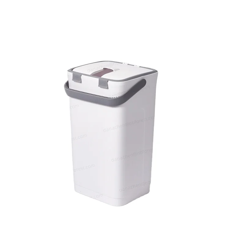 

White- Gray Brown Box Packing 6pcs Plastic Mop Bucket Cleaning Mop Bucket