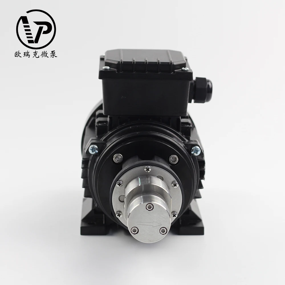 high precision micro gear pump for food fuel grade oil stainless steel
