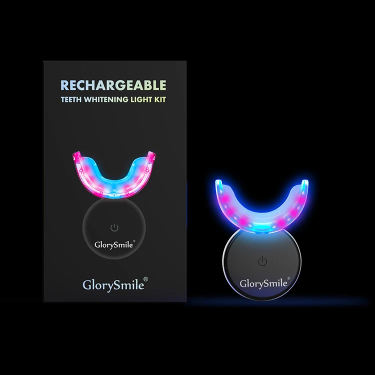 

Glory Smile Private Label Advanced Rechargeable LED Teeth Whitening Kit Home Tooth Whitening Kit Professional