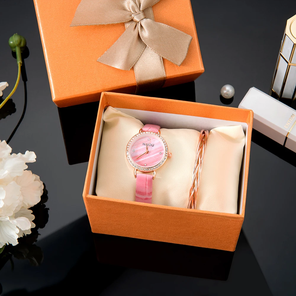 

Chinese Wholesale Watches Girls gift set watch box women low MOQ New Style 2021Bracelets