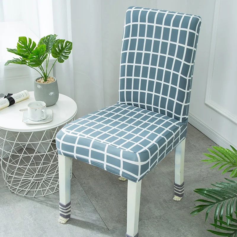 
Simple hotel restaurant printed stretch chair cover for home 