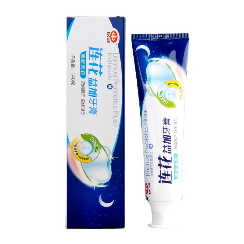 

Yiling Lianhua Probiotics Plus organic Whitening Jasmine flavor Toothpaste vegan