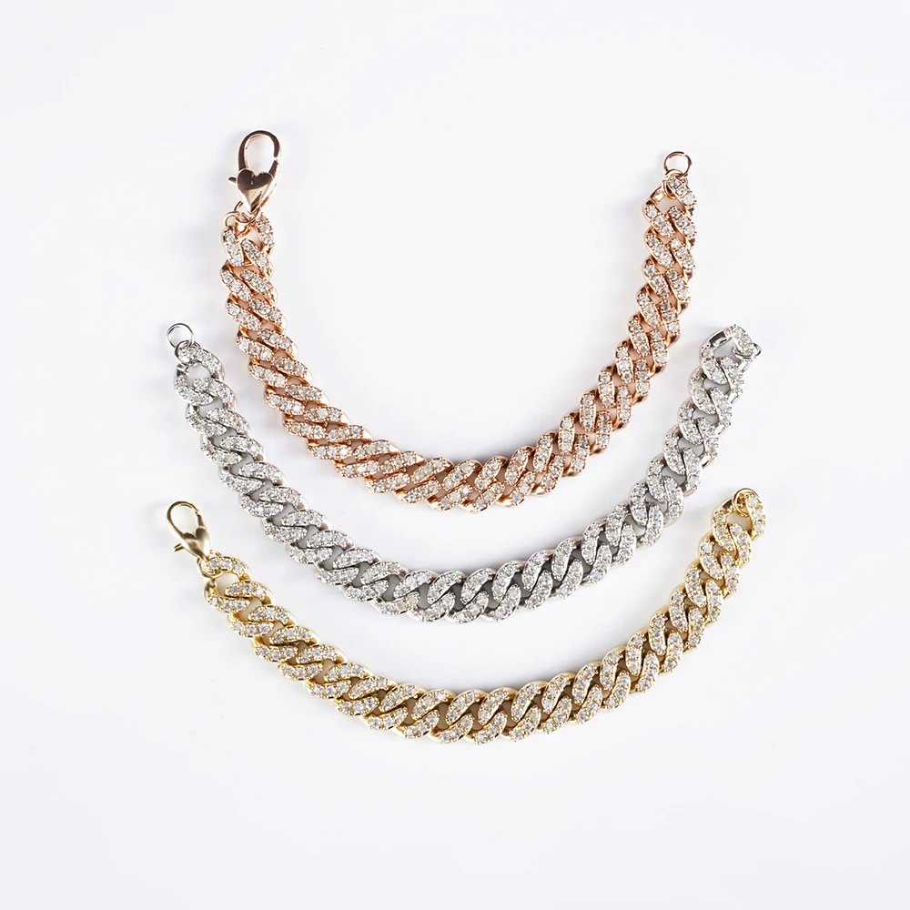 

JL Jewelry 12mm 14k Gold Plated Bracelet Men Cuban Link Chain Necklace Wholesale