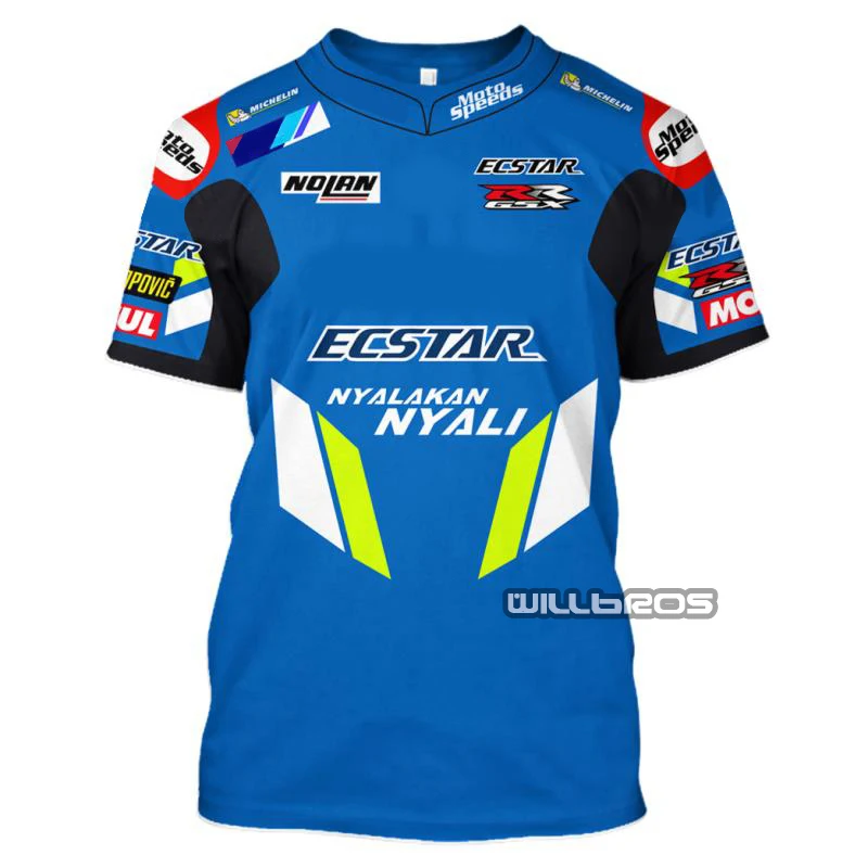 

Quick Dry Polyester Jersey Motocross Motorcycle Summer T-shirt Motorbike Short Sleeve For Men