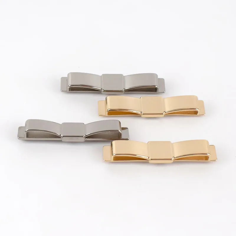 

Meetee BF800 Alloy Bowknot Hardware Bag Accessories Decorative Button Buckles DIY Clothing Bags Buckle Fashion Shoe Bow Ornament