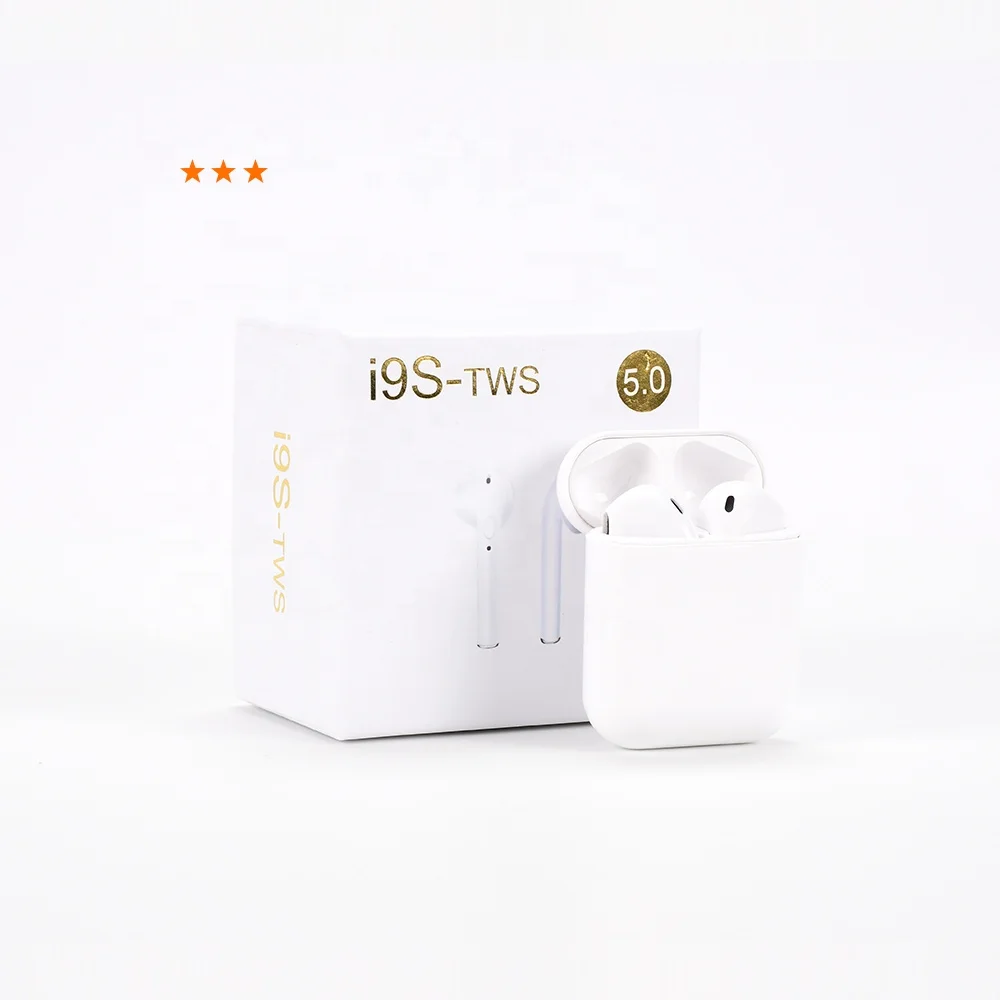 

India Free Shipping i9s low end tws earbuds Dual Call Auto Pairing Pop-up BT 5.0 wireless bluetooths audifonos