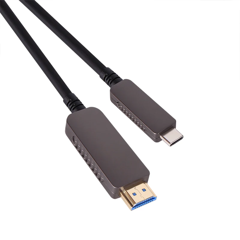 

Good Design 4.7mm HDMI 2.0V Active Optical Fiber Type C to HDMI Cable 24K AOC 4K 18Gbps HDMI Cable