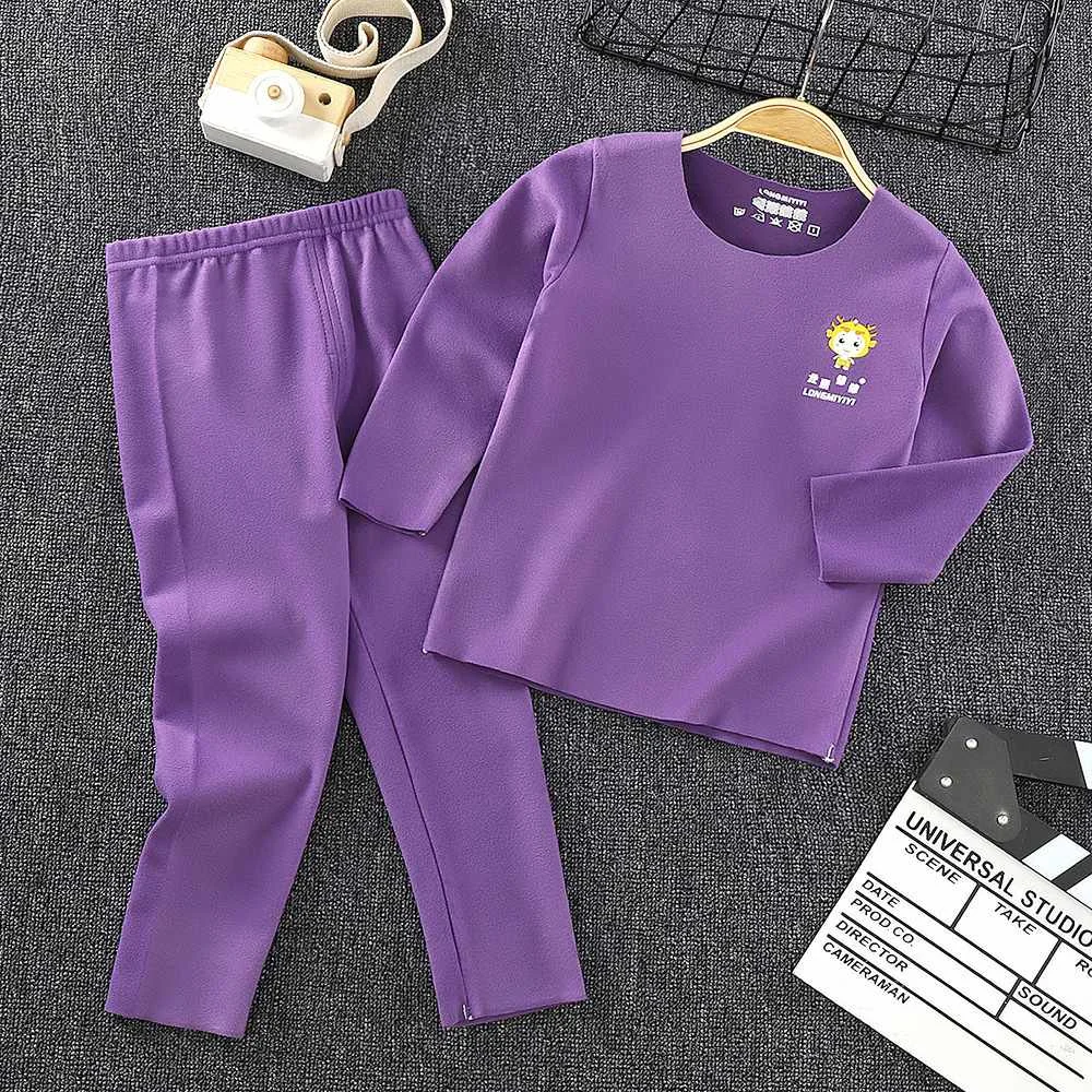 Children's wear autumn new set girls' casual Velvet Pants long sleeve two piece set