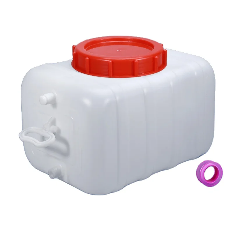 

Wholesale 25kg 50kg Plastic Water Barrel HDPE Food Grade Material Square Container