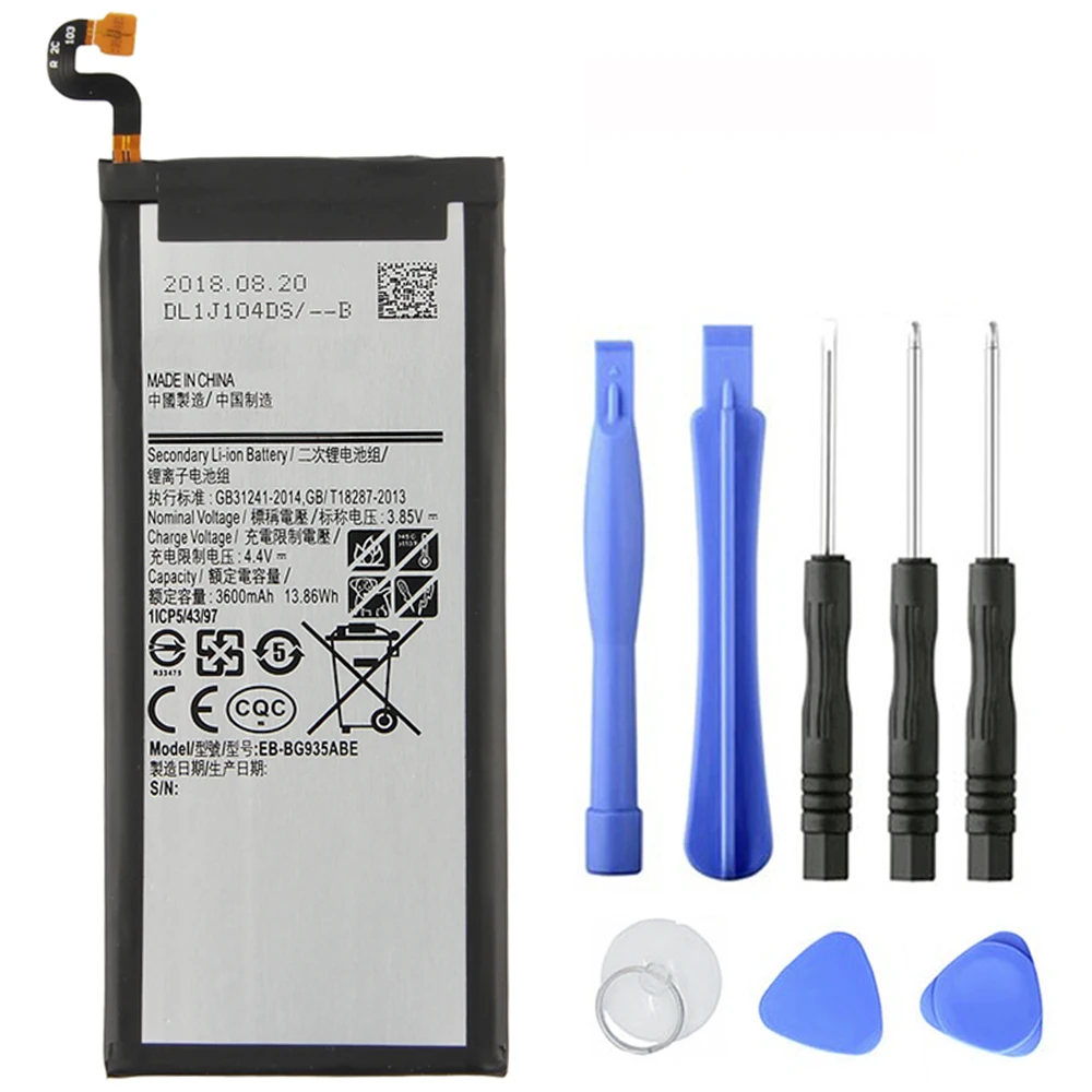 

Original 4.4V 3600mAh EB-BG935ABE EB-BG935ABA Battery for Samsung GALAXY S7 Edge G9350 G935FD SM-G935F