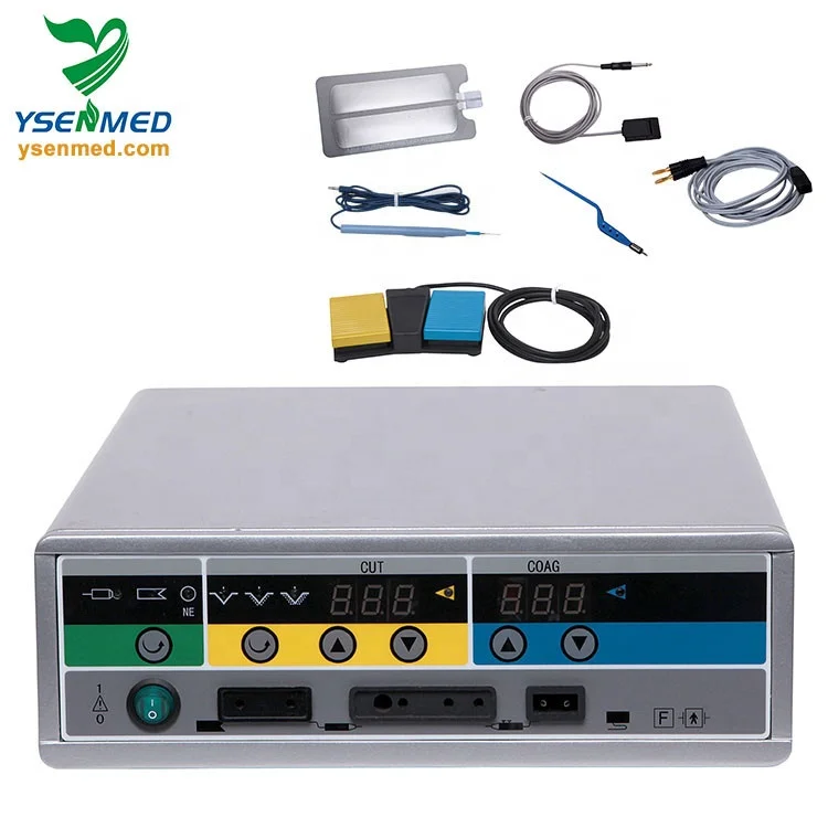 300w Electrosurgical Unit 5 Working Mode Electrocautery Unit Medical