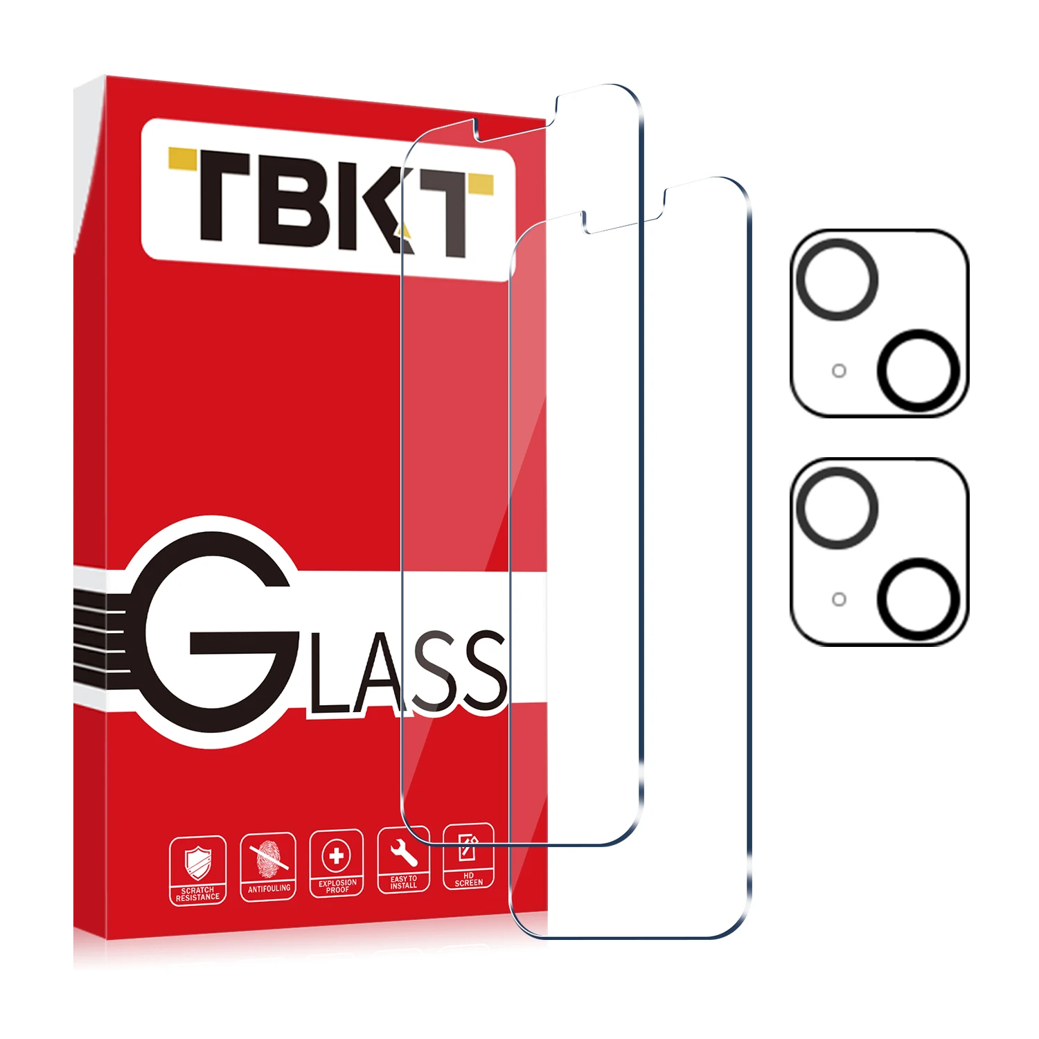

TBKT Factory Price Installation Kit 9h 2.5d For iphone 13 Tempered Glass Screen Protector