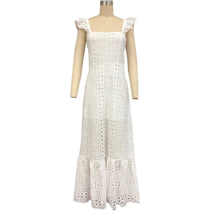 Lace-up lady lace dress slim dress